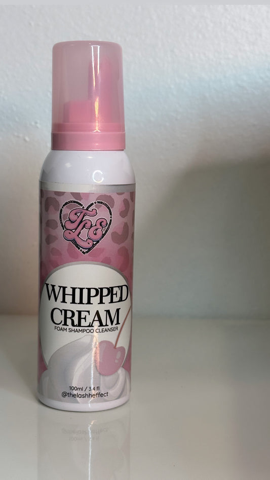 Whipped cream cleanser